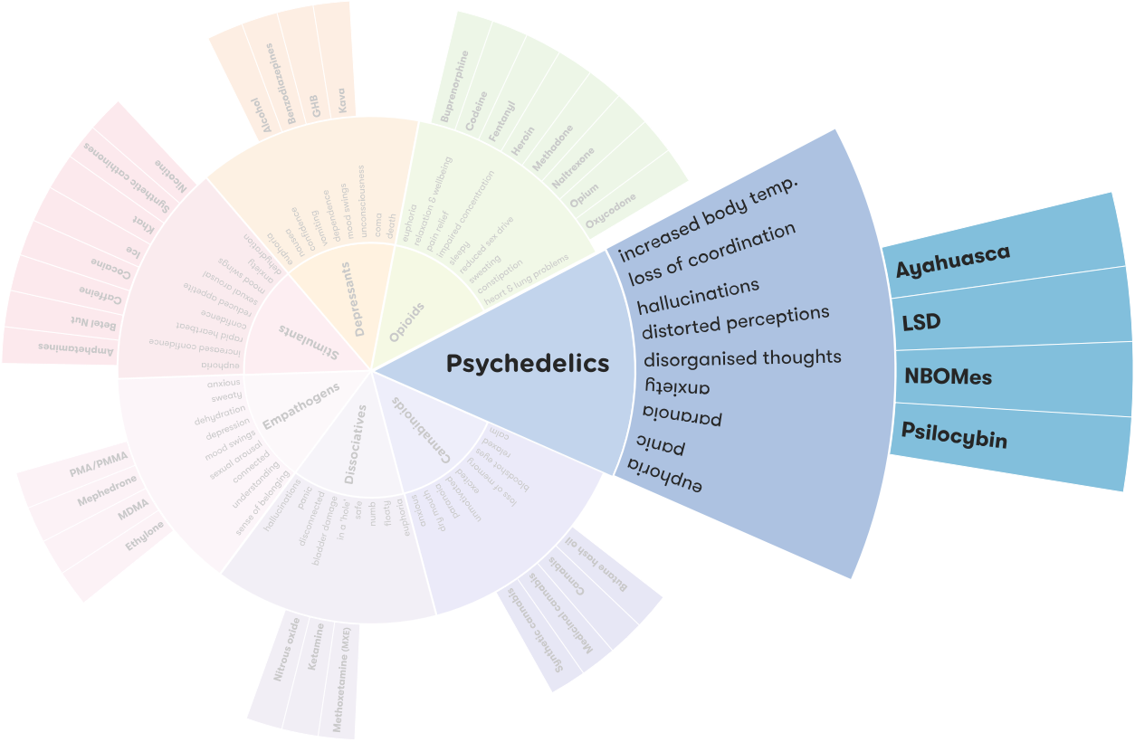 Types of Psychedelic drugs